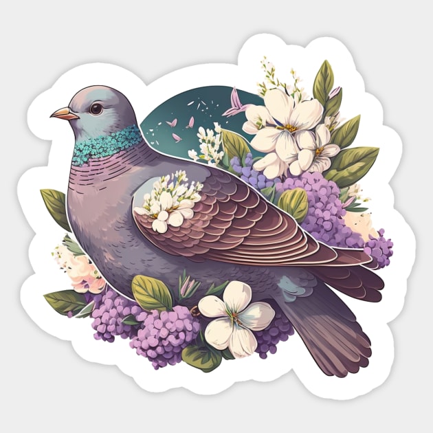 Pigeon Sticker by Zoo state of mind